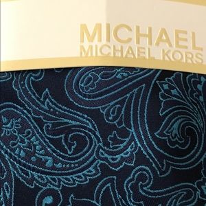 Michael Kors Accessories - Michael Kors Paisley Tie - Teal Michael Kors Accessories - Michael Kors Paisley Tie - Teal